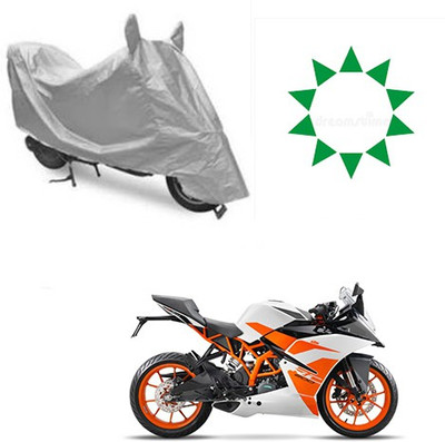 Atulit enterprises Waterproof Two Wheeler Cover for KTM(Duke 200, Silver)
