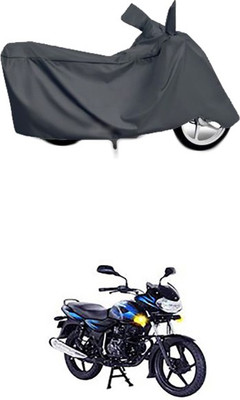 Wild Panther Two Wheeler Cover for Bajaj(Discover 125 DTS-i, Grey)