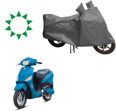 THE REAL ARV Waterproof Two Wheeler Cover for Hero(Electric, Grey)