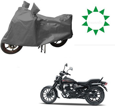 THE REAL ARV Waterproof Two Wheeler Cover for Bajaj(Avenger 150 Street, Grey)