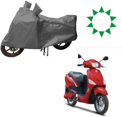 THE REAL ARV Waterproof Two Wheeler Cover for Hero(E Scoot, Grey)