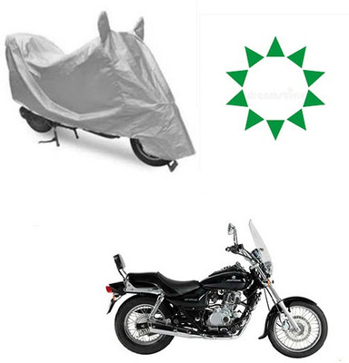 Atulit enterprises Waterproof Two Wheeler Cover for Bajaj(Avenger 220 DTS-i, Silver)