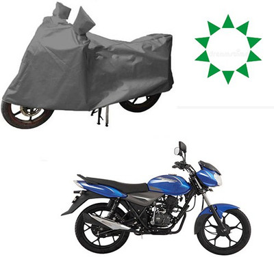 HYBRIDS COLLECTION Waterproof Two Wheeler Cover for Bajaj(Discover, Grey)