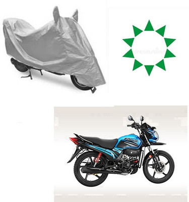 Atulit enterprises Waterproof Two Wheeler Cover for Honda(Passion Pro TR, Silver)