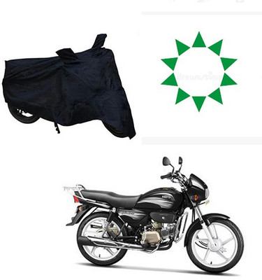 HYBRIDS COLLECTION Two Wheeler Cover for Hero(Splendor Plus, Black)