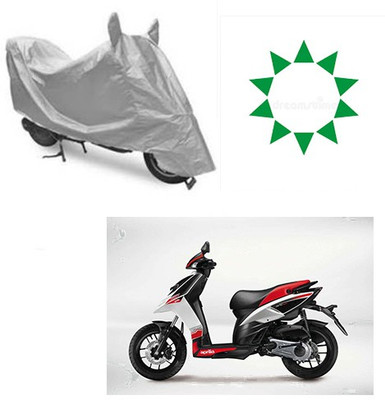 Atulit enterprises Waterproof Two Wheeler Cover for Aprilia(SR 125, Silver)