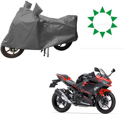 HYBRIDS COLLECTION Waterproof Two Wheeler Cover for Kawasaki(Ninja 250, Grey)