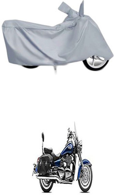 Wild Panther Two Wheeler Cover for Royal Enfield(Silver)