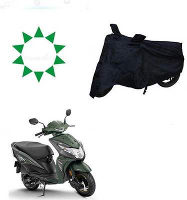 HYBRIDS COLLECTION Waterproof Two Wheeler Cover for Honda(Dio, Black)