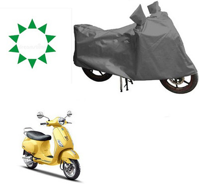 HYBRIDS COLLECTION Waterproof Two Wheeler Cover for Piaggio(Vespa SXL, Grey)