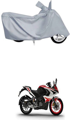 Utkarsh Two Wheeler Cover for Bajaj(Pulsar RS 200, Silver)