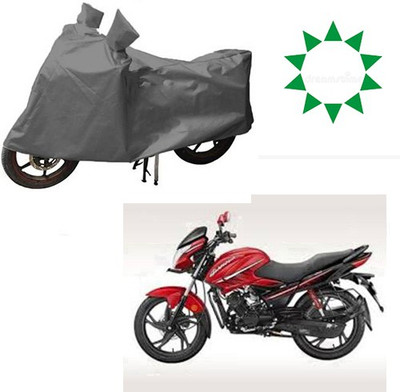 HYBRIDS COLLECTION Waterproof Two Wheeler Cover for Hero(Glamour, Grey)