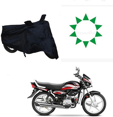 HYBRIDS COLLECTION Waterproof Two Wheeler Cover for Hero(CD deluxe, Black)