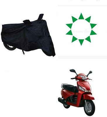 Atulit enterprises Waterproof Two Wheeler Cover for Mahindra(Gusto, Black)