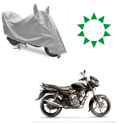 Atulit enterprises Waterproof Two Wheeler Cover for Bajaj(Discover 100 DTS-i, Silver)
