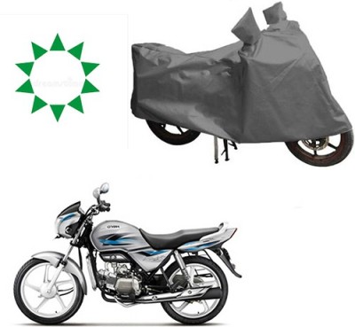 HYBRIDS COLLECTION Waterproof Two Wheeler Cover for Hero(Splendor Pro, Grey)