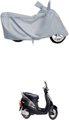 Utkarsh Two Wheeler Cover for Kinetic(Silver)