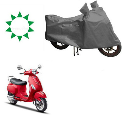 HYBRIDS COLLECTION Waterproof Two Wheeler Cover for Piaggio(Vespa VXL, Grey)