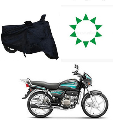 HYBRIDS COLLECTION Waterproof Two Wheeler Cover for Hero(Splendor, Black)
