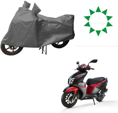THE REAL ARV Waterproof Two Wheeler Cover for TVS(NTORQ, Grey)