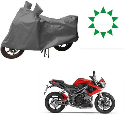 HYBRIDS COLLECTION Waterproof Two Wheeler Cover for DSK Benelli(TNT R, Grey)