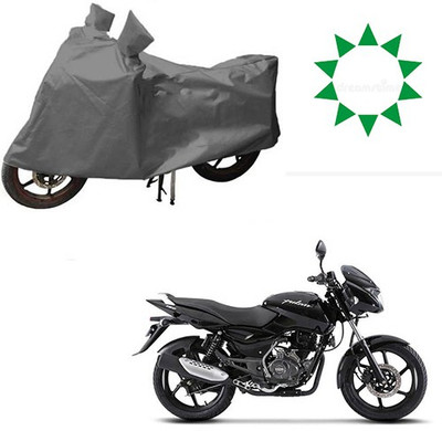 HYBRIDS COLLECTION Waterproof Two Wheeler Cover for Bajaj(Pulsar, Grey)