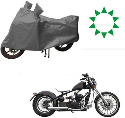 THE REAL ARV Waterproof Two Wheeler Cover for Harley Davidson(Bobber 350, Grey)