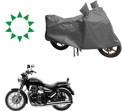THE REAL ARV Waterproof Two Wheeler Cover for Royal Enfield(Thunderbird 500, Grey)
