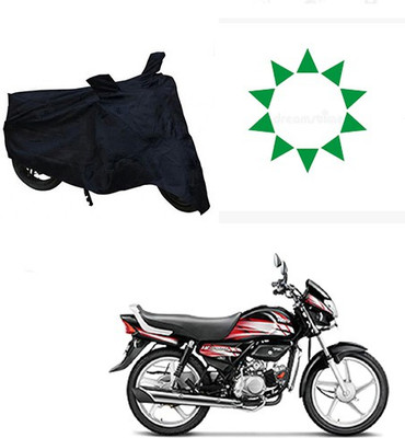 Amozkart Waterproof Two Wheeler Cover for Hero(HF Deluxe, Black)