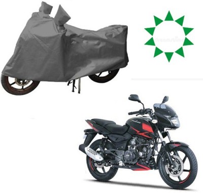 HYBRIDS COLLECTION Waterproof Two Wheeler Cover for Bajaj(Pulsar 180 DTS-i, Grey)