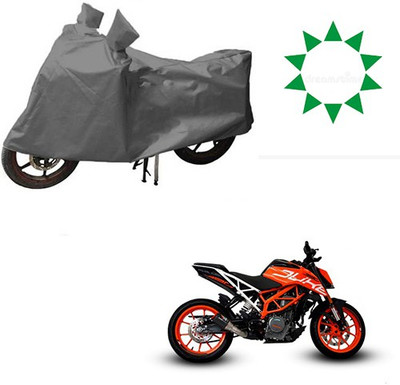 THE REAL ARV Waterproof Two Wheeler Cover for KTM(Duke 390, Grey)