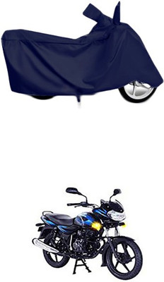 Wild Panther Two Wheeler Cover for Bajaj(Discover 125 DTS-i, Blue)