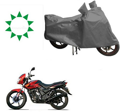 HYBRIDS COLLECTION Waterproof Two Wheeler Cover for TVS(Flame DS 125, Grey)