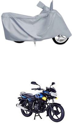 Utkarsh Two Wheeler Cover for Bajaj(Discover 125 DTS-i, Silver)