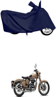 Wild Panther Two Wheeler Cover for Royal Enfield(Classic 500, Blue)