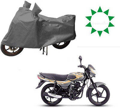HYBRIDS COLLECTION Waterproof Two Wheeler Cover for Bajaj(CT100, Grey)