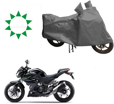 HYBRIDS COLLECTION Waterproof Two Wheeler Cover for Kawasaki(Z250, Grey)