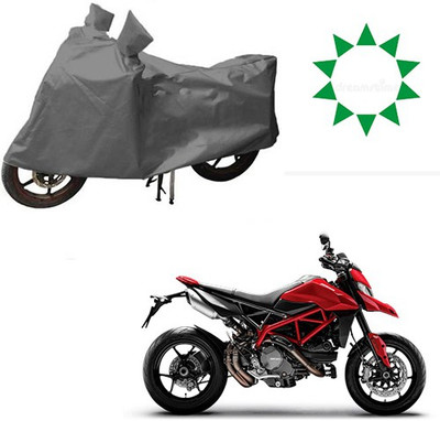 THE REAL ARV Waterproof Two Wheeler Cover for Ducati(Hyperstrada, Grey)