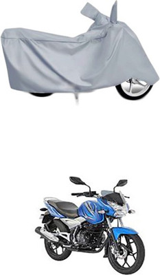 Utkarsh Two Wheeler Cover for Bajaj(Discover 150 s, Silver)
