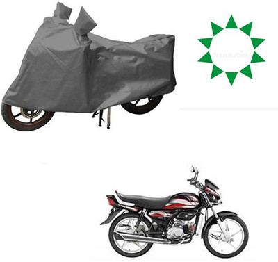 THE REAL ARV Waterproof Two Wheeler Cover for Hero(HF, Grey)