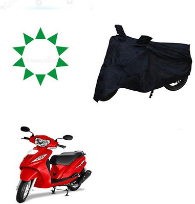 Atulit enterprises Waterproof Two Wheeler Cover for TVS(Wego, Black)