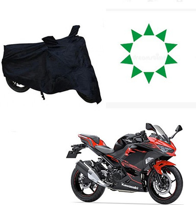 HYBRIDS COLLECTION Waterproof Two Wheeler Cover for Kawasaki(Ninja 250, Black)