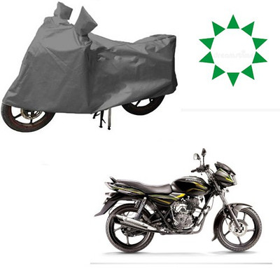 THE REAL ARV Waterproof Two Wheeler Cover for Bajaj(Discover 100 DTS-i, Grey)