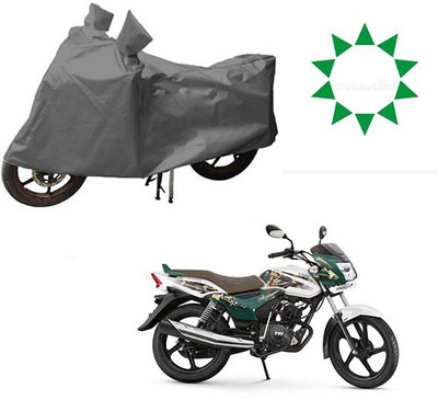 HYBRIDS COLLECTION Waterproof Two Wheeler Cover for TVS(Star, Grey)