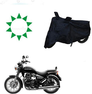 Amozkart Waterproof Two Wheeler Cover for Royal Enfield(Thunderbird 500, Black)