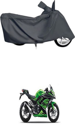 Wild Panther Two Wheeler Cover for Kawasaki(Ninja 300, Grey)