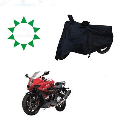 HYBRIDS COLLECTION Two Wheeler Cover for Hyosung(GT650R, Black)