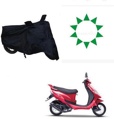 THE REAL ARV Waterproof Two Wheeler Cover for Mahindra(Kine, Black)