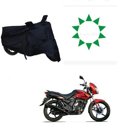 AutoGalaxy Waterproof Two Wheeler Cover for TVS(Flame DS 125, Black)