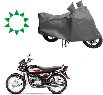 HYBRIDS COLLECTION Waterproof Two Wheeler Cover for Hero(CD deluxe, Grey)